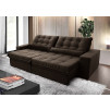 Sofá Retrátil/Reclinável Zurique Suede Velut c/ Molas no Assento - King House