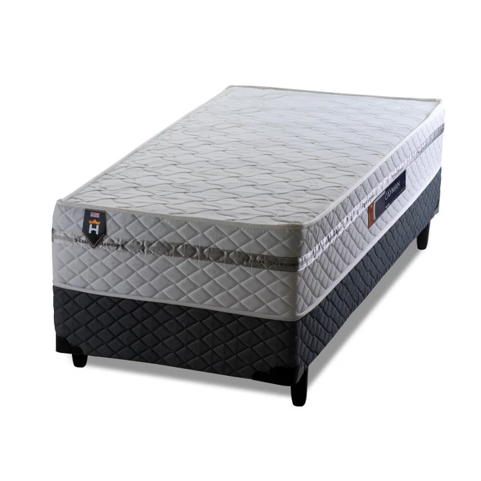 Conjugado Solteiro Cayman D28 Ortopédico 88x188x53 Cinza