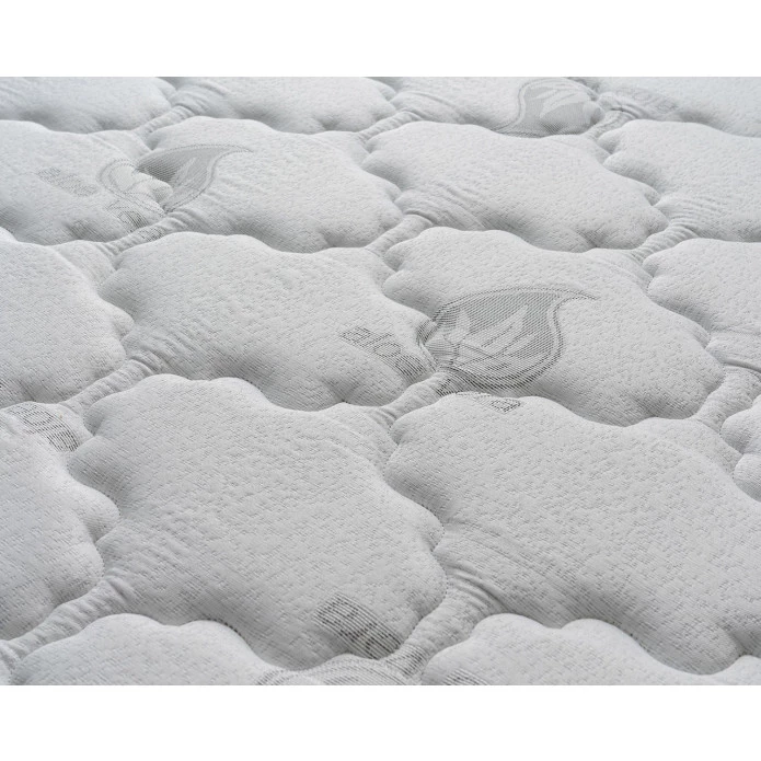 Conjunto Box Baú Benton Cinza 193x203x78 Molas Ensacadas