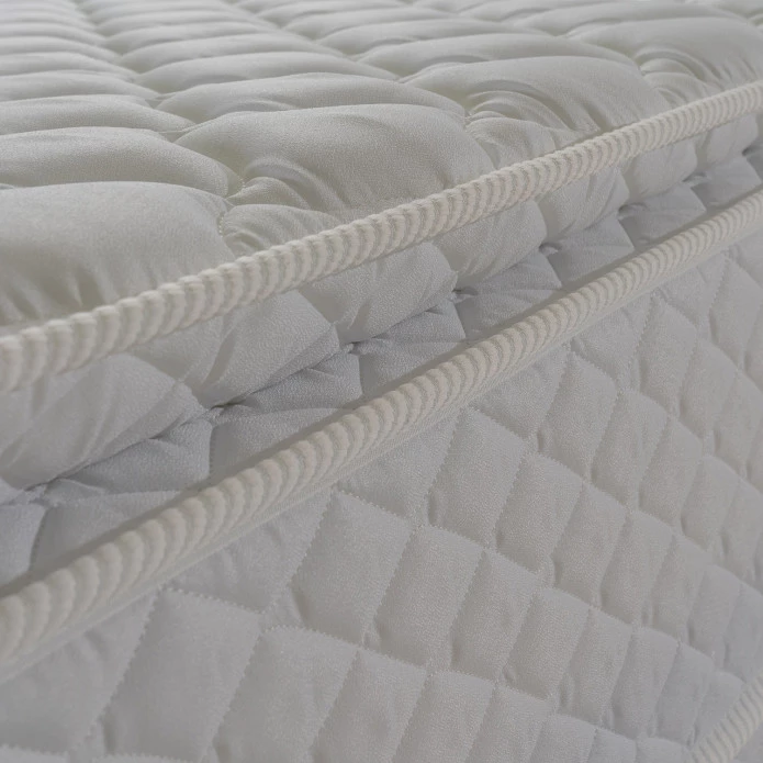 Conjunto Cama Box Molas Ensacadas New Moon Branco Casal 138x188x66