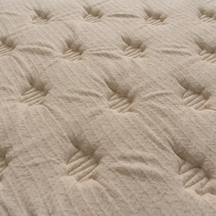 Conjunto Cama Box Molas Ensacadas Quartzo Marrom Queen 158x198x71