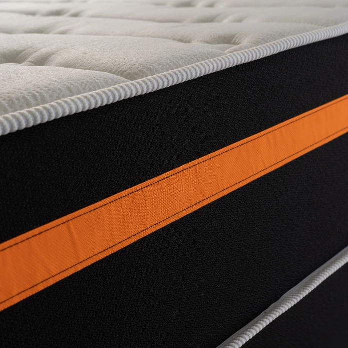 Conjunto Cama Box Molas Ensacadas Sirius Preto King 193x203x65