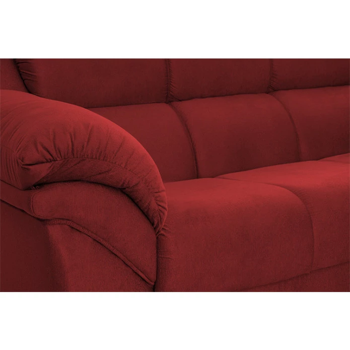 Conjunto Sofá Windsor Velut Vermelho 3 e 2 Lugares 2,04m e 1,59m - King House
