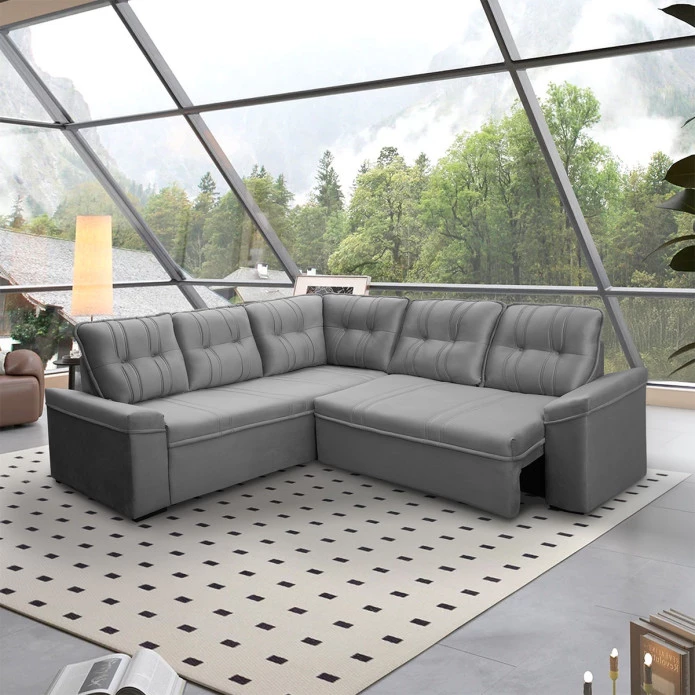 Sofá Canto London Suede Velut - King House