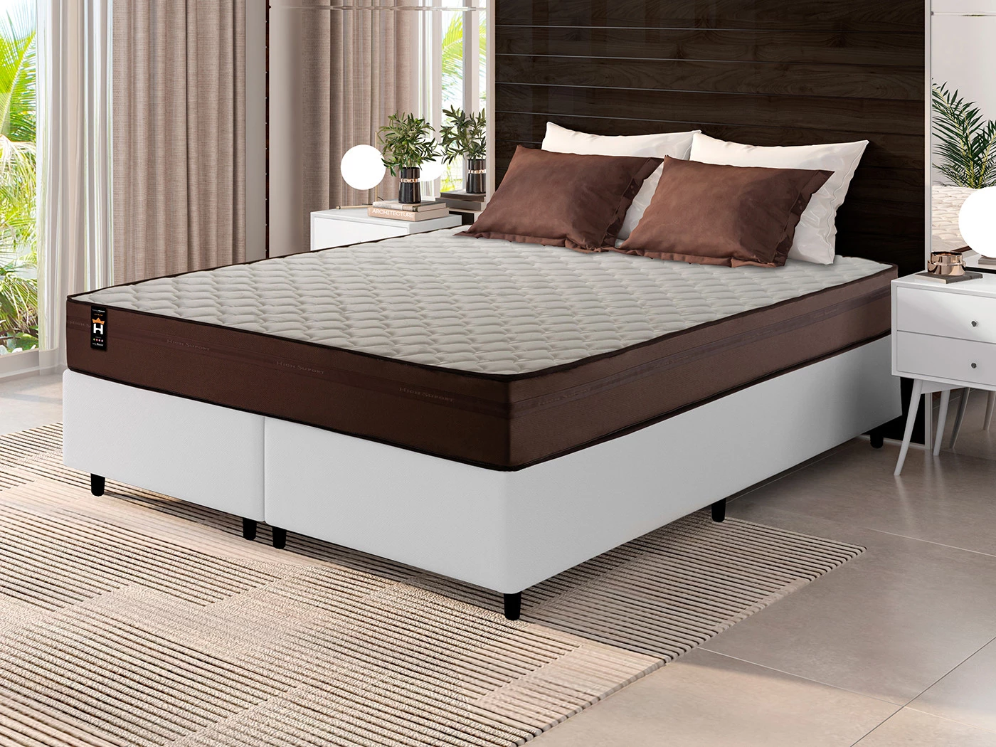 Diamond Ortiz　g-rap トークボックス　xl middleton Conjunto_Cama_Box_Espuma_Atlan