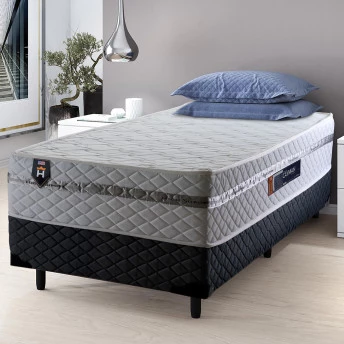 Conjugado Solteiro Cayman D28 Ortopédico 88x188x53 Cinza