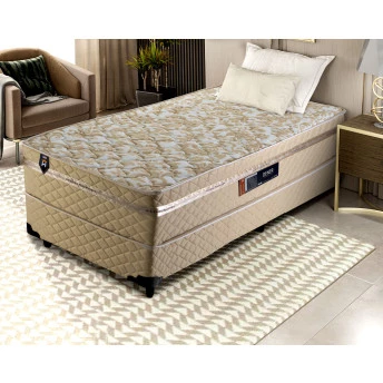 Conjugado Solteiro Dener D28 Ortopédico 88x188x53 Bege