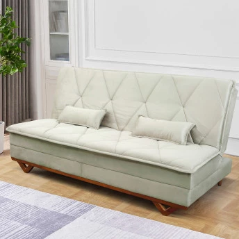 Sofá Cama Estoril 1,90m Suede Velut - King House