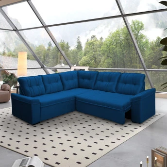 Sofá Canto London Suede Velut - King House