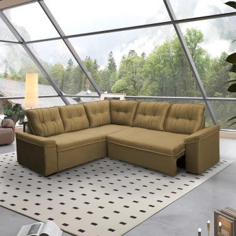 Sofá Canto London Suede Velut - King House