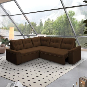 Sofá Canto London Suede Velut - King House