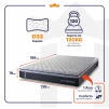 Colchão Espuma D33 Dakota Casal 138x188x19 Cinza