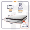 Colchão Espuma D33 San Diego Casal 138x188x29 Branco