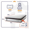 Colchão Espuma D33 San Diego King 193x203x29 Branco