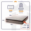 Colchão Espuma D45 Atlanta Casal 138x188x24 Bege
