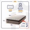 Colchão Espuma D45 Atlanta Solteiro 88x188x24 Bege