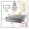 Colchão Magnético Bali Relax King 193x203x33 Cinza
