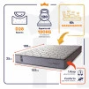 Colchão Magnético King Soft Relax Bege 193x203x25