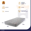 Colchão Solteiro Espuma D33 Valentine 88x188x14 Branco