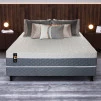 Conjugado Casal Dallas D28 Ortopédico 138x188x56 Cinza