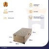 Conjugado Solteiro Dener D28 Ortopédico 88x188x53 Bege