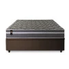 Conjunto Box Baú Miami Cinza 138x188x69 Espuma D33