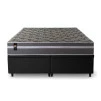 Conjunto Box Baú Miami Cinza 193x203x69 Espuma D33