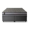 Conjunto Box Baú Miami Cinza 193x203x69 Espuma D33