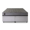Conjunto Box Baú Miami Cinza 193x203x69 Espuma D33