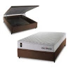 Conjunto Box Baú New Moon Branco 138x188x73 Molas Ensacadas