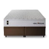 Conjunto Box Baú New Moon Branco 193x203x73 Molas Ensacadas
