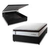 Conjunto Box Baú San Diego Branco 138x188x74 Espuma D33