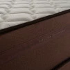 Conjunto Cama Box Espuma Atlanta Marrom Viúva 128x188x62
