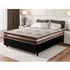 Conjunto Cama Box Espuma Chicago Marrom Viúva 128x188x57