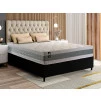 Conjunto Cama Box Espuma Oxford Verde Casal 138x188x67
