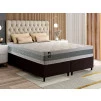 Conjunto Cama Box Espuma Oxford Verde King 193x203x67