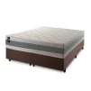 Conjunto Cama Box Espuma Oxford Verde King 193x203x67