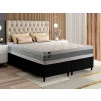 Conjunto Cama Box Espuma Oxford Verde Queen 158x198x67