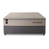 Conjunto Cama Box Espuma San Diego Bege Casal 138x188x67