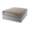 Conjunto Cama Box Espuma San Diego Bege Casal 138x188x67