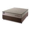 Conjunto Cama Box Espuma San Diego Bege Casal 138x188x67