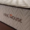 Conjunto Cama Box Espuma San Diego Bege Queen 158x198x67