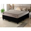 Conjunto Cama Box Espuma San Diego Bege Queen 158x198x67