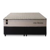 Conjunto Cama Box Espuma San Diego Bege Queen 158x198x67