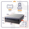 Conjunto Cama Box King Dakota Preto 193x203x57 Espuma D33