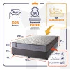 Conjunto Cama Box Magnético King Soft Relax Bege 193x203x63
