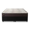 Conjunto Cama Box Molas Ensacadas Allura Marrom Queen 158x198x58
