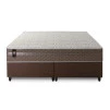 Conjunto Cama Box Molas Ensacadas Georgia Bege Queen 158x198x60