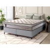Conjunto Cama Box Molas Ensacadas Liverpool Bege Queen 158x198x73