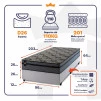 Conjunto Cama Box Molas Ensacadas Montreal Cinza Solteiro 96x203x64